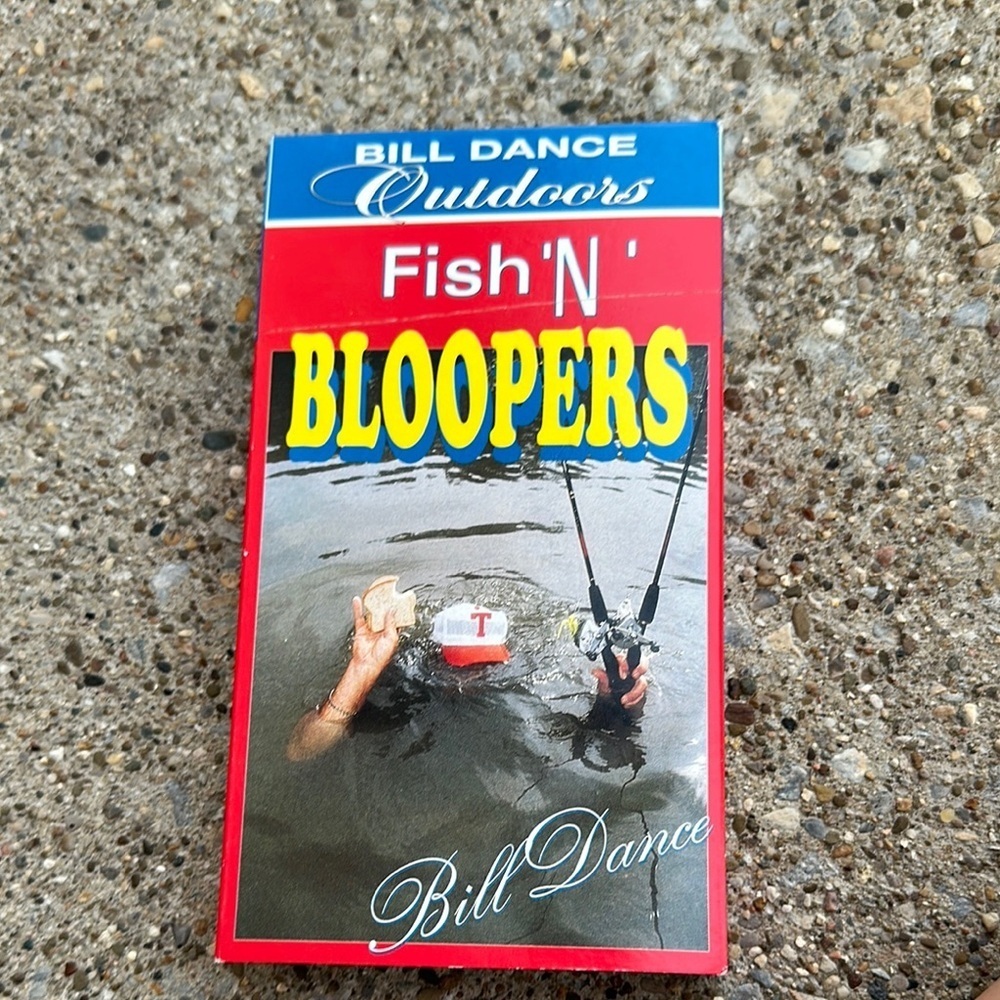 Bill Dance Fish’N’ Bloopers VHS Tape